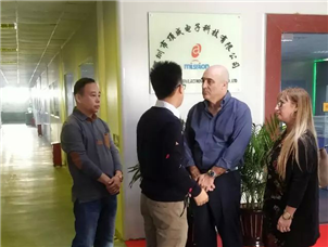 Israel customer visiting Shenzhen factory